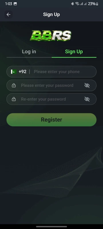 How to Create an Account in BBRS Game