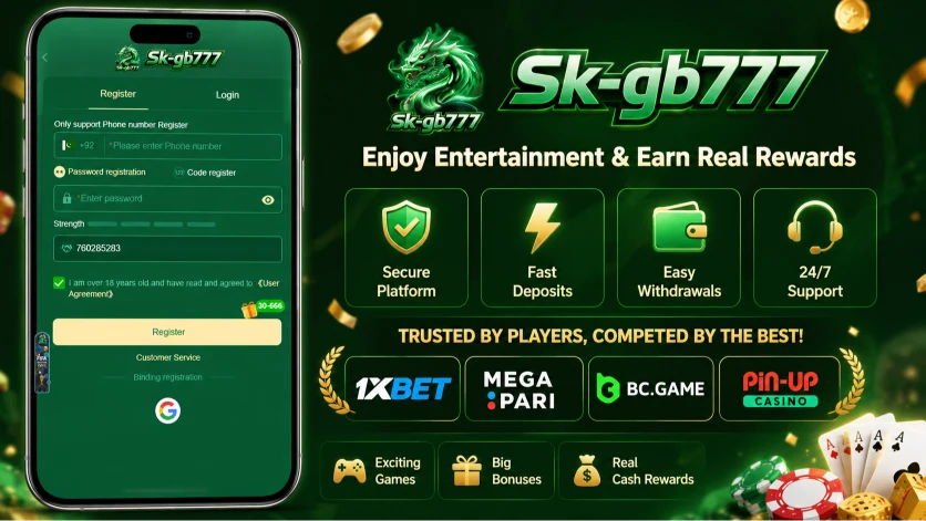 Skgb777 Game | RS- 2000 Bonus for Referrals Download it 6 Register on Skgb777 Game
