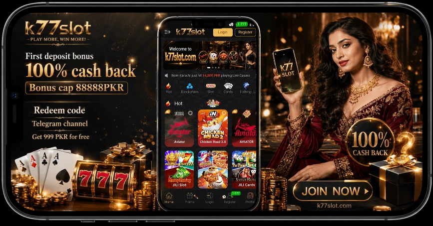 K77slot Game APK Download 2026 | Real Money Earning App Pakistan 2 K77slot Game