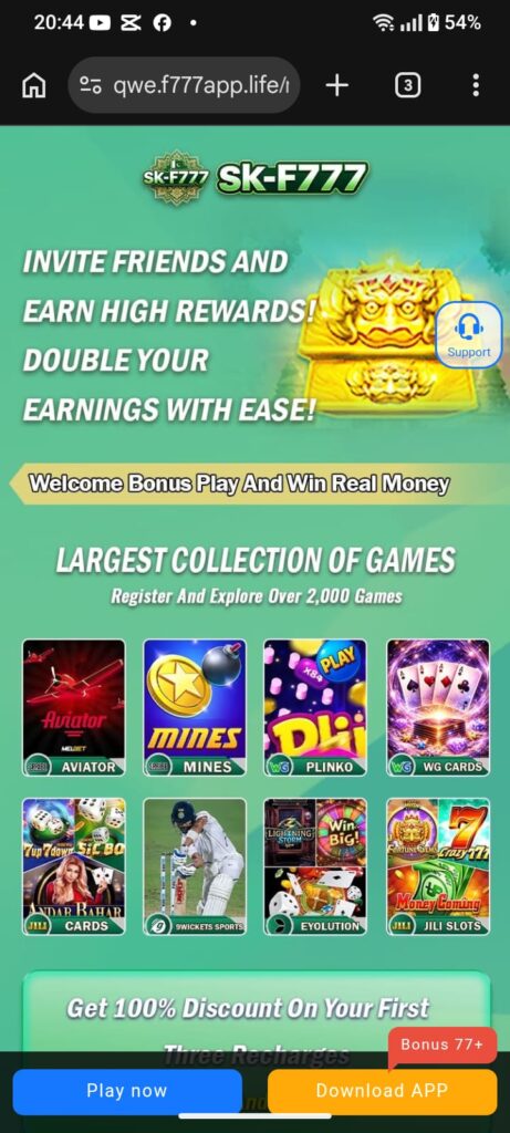 SK F777 Game APK – Trusted Earning App for Android 2026 5 SK F777 Game